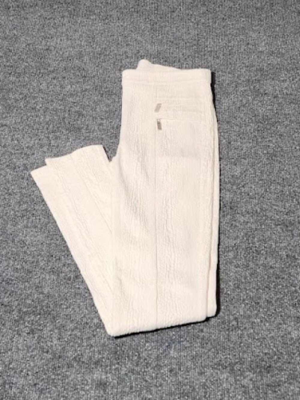 Joseph Ribkoff Women's Jacquard Pull-on Skinny Fit Pants White